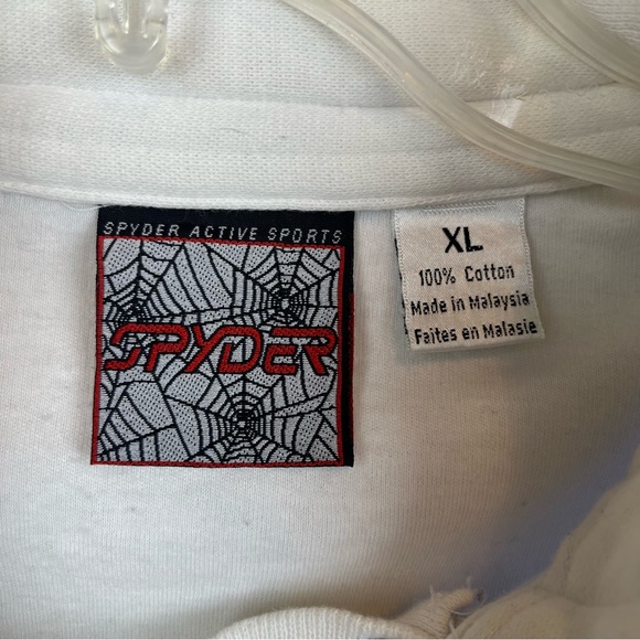 Spyder activewear long sleeve knit-blue web design with 1/4 zip -ladies … - Picture 9 of 14